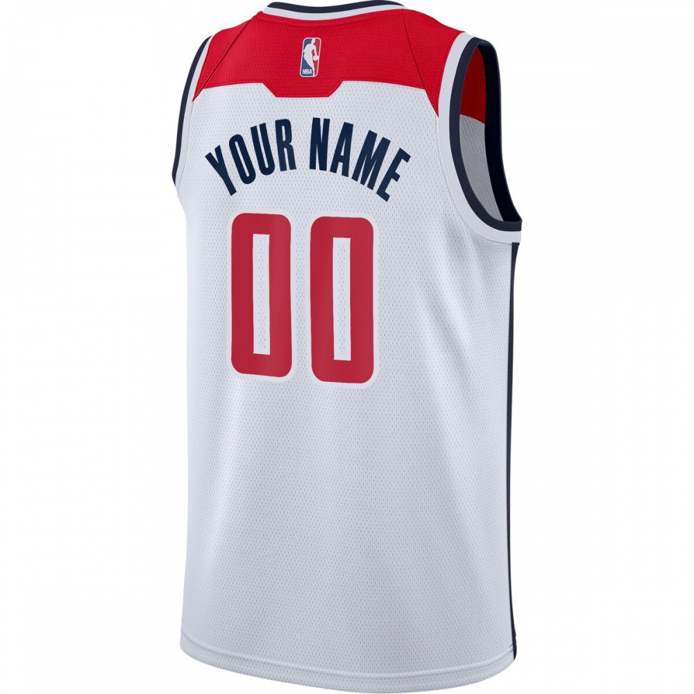 Washington Wizards 2020/21 Swingman Custom Jersey - Association Edition - White-Pro Kit Vault | Brand New 26/27 Sports Jerseys